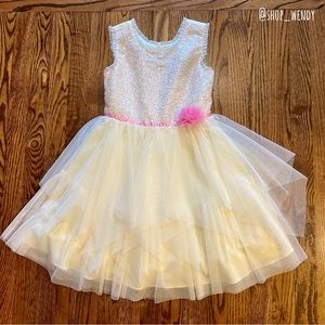 Jona Michelle Sequin Tulle Dress Size 8